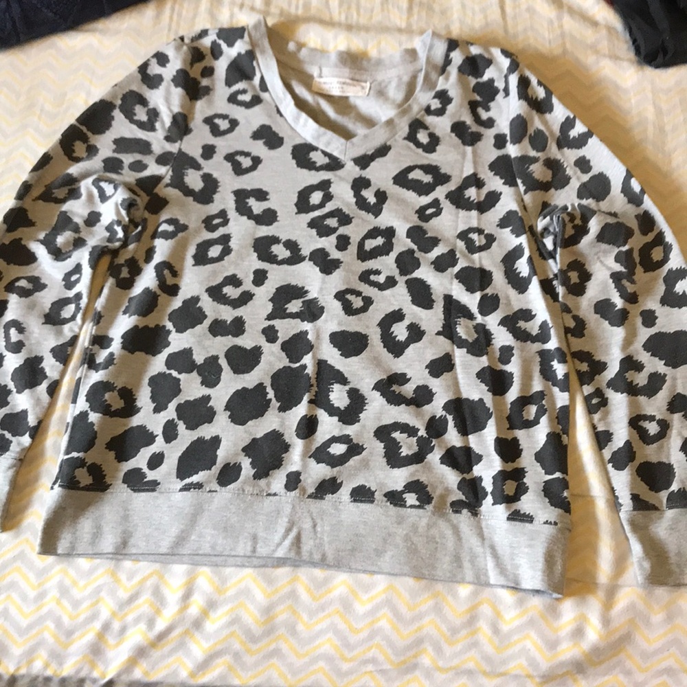 Cheetah print sweater